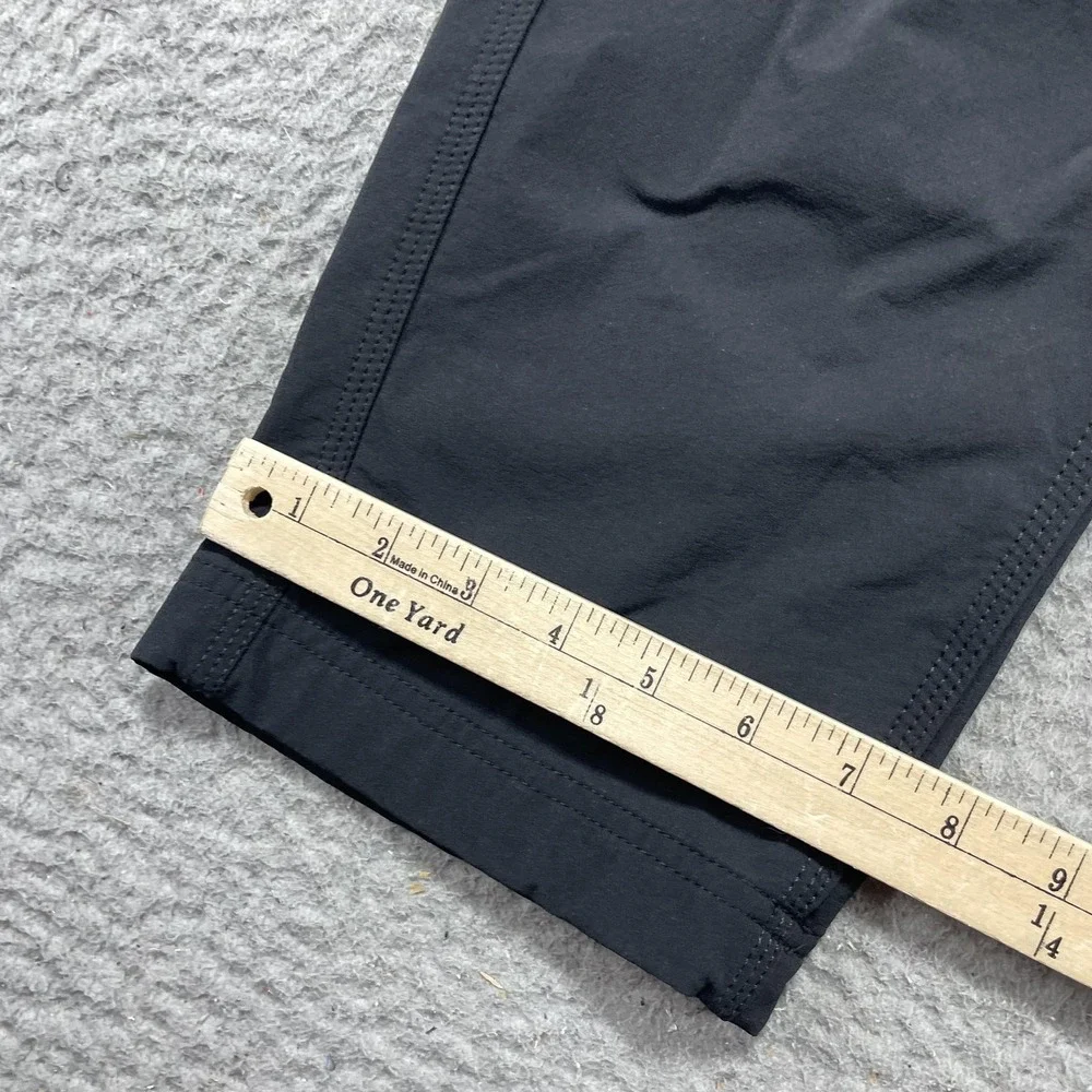 Duluth Trading Co Flexpedition Pants Mens 34x28 Black Stretch Hiking Zip Pockets